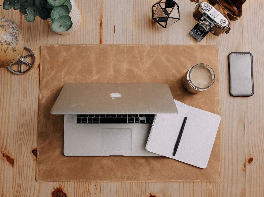Leather Desk Mat - Mission Leather Co