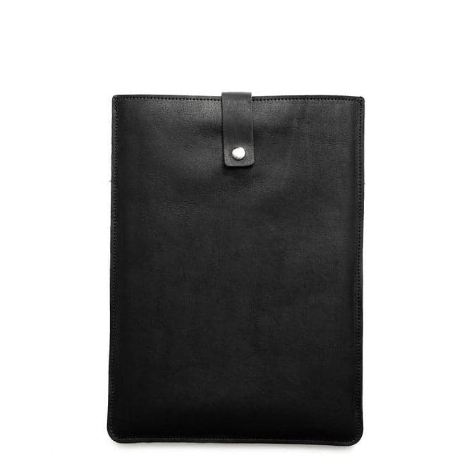 Leather MacBook Sleeve | Vertical with Strap - Mission Leather Co