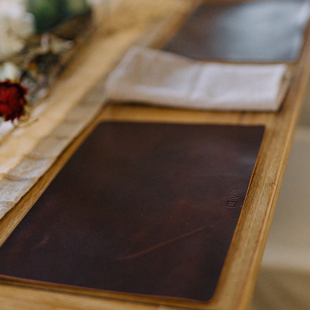 Leather Placemats - Mission Leather Co