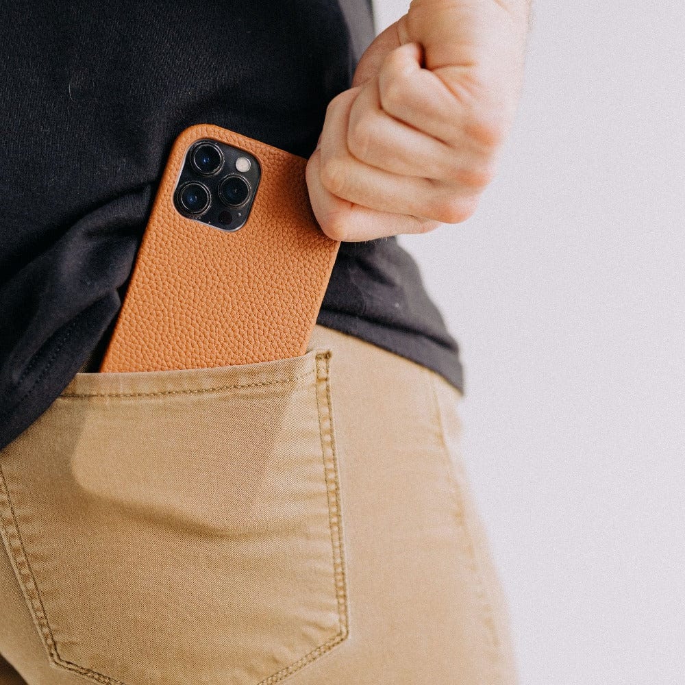Milled Leather iPhone Case - Mission Leather Co