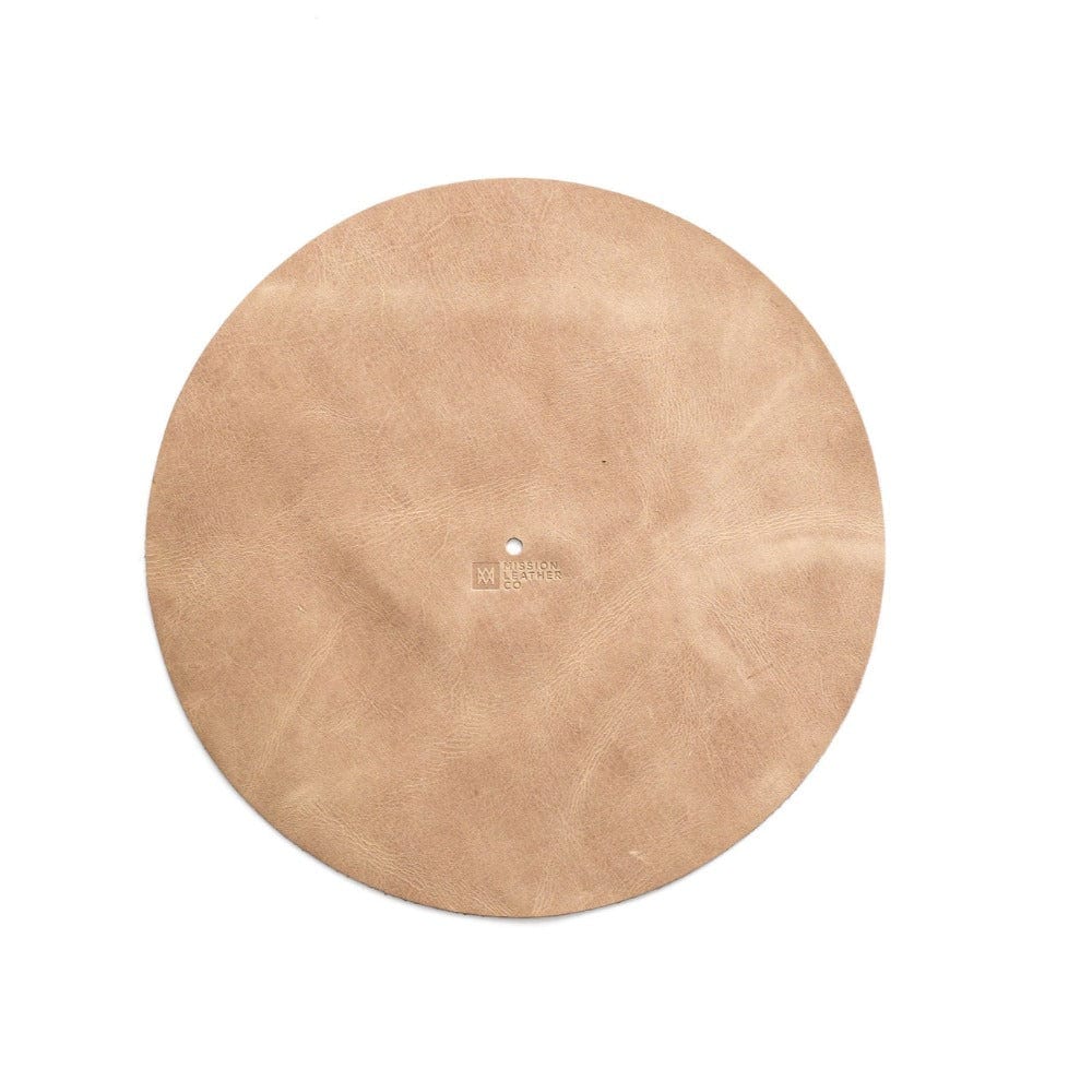 Leather Turntable Mat - Mission Leather Co