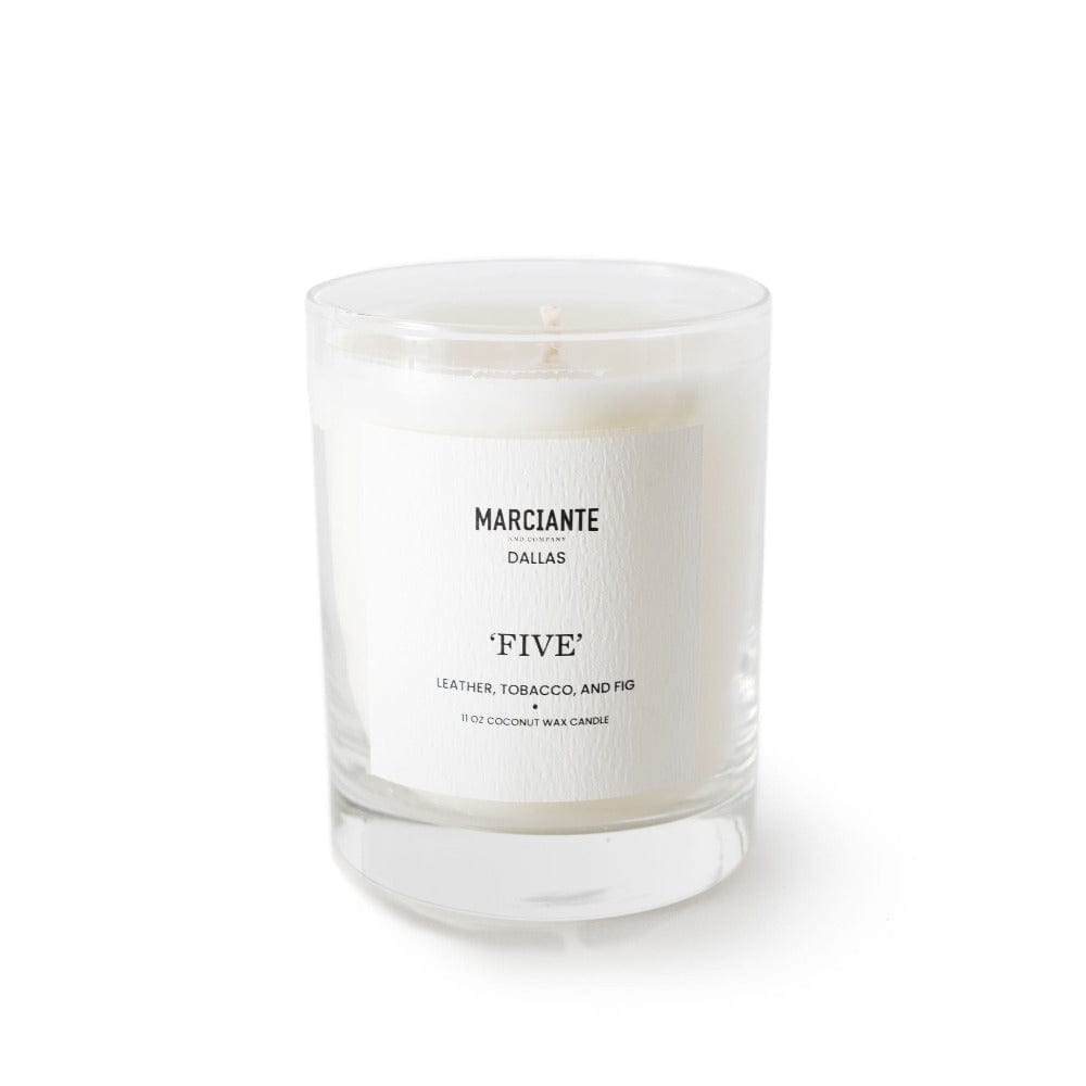 'FIVE' Candle by Marciante and Company - Mission Leather Co