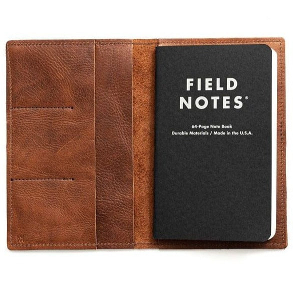 Leather Notebook Cover, Notebook Wallet