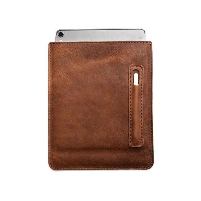 Leather Sleeve for iPad / Leather iPad Case / Organizer / iPad deals Organizer /iPad Sleeve / iPad Cover / Tablet Case / Brown / %100 Handmade