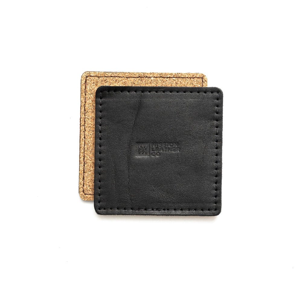 Leather Coaster Set - Square - Mission Leather Co