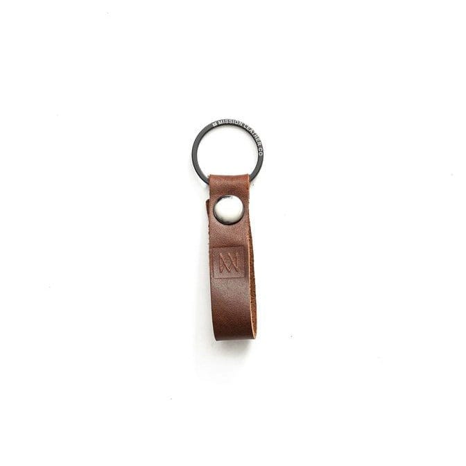 Leather Loop Keychain - Mission Leather Co