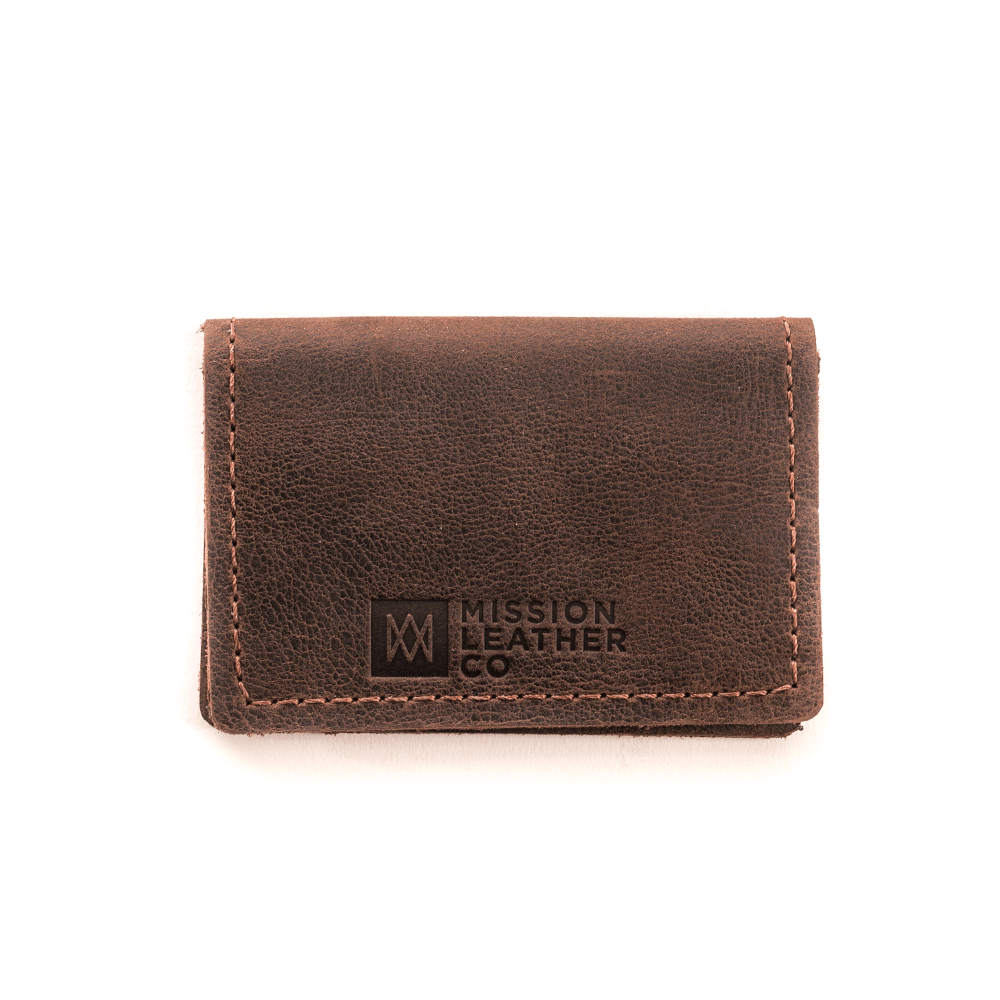 Leather Bifold Card Holder - Mission Leather Co