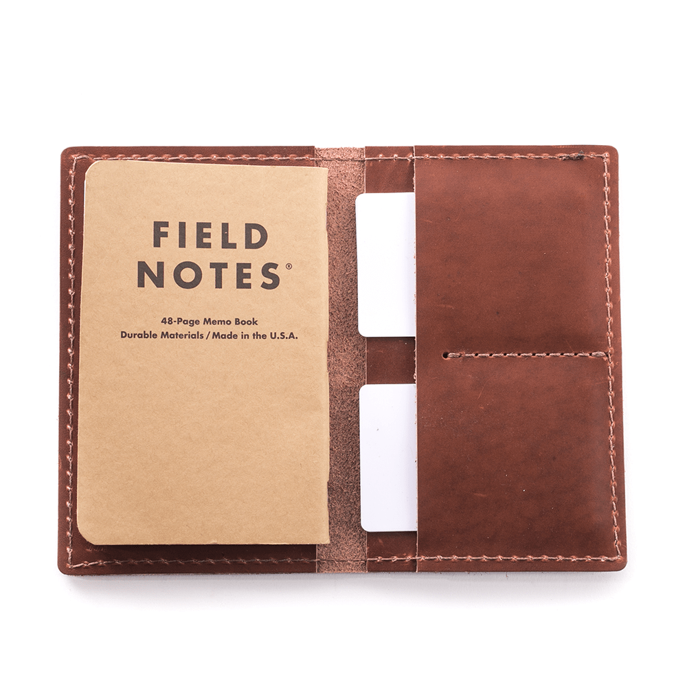 Leather Memo Notebook Wallet - Mission Leather Co
